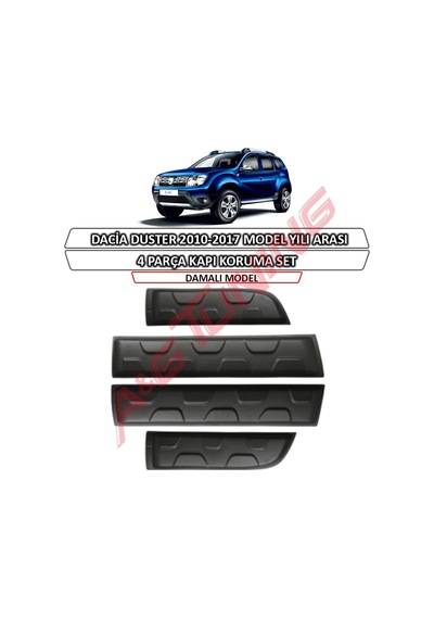 Dacia Duster Kapı Koruma Off Road 2010-2017 Arası 4 Parça