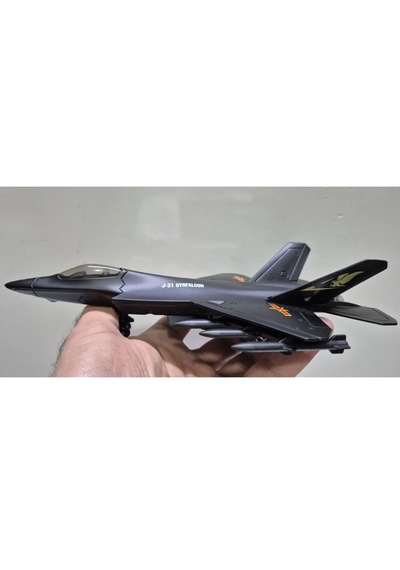 Oyuncak Metal Uçak J31 Gyrfalcon Fıghter Navy Air Force 5.nesil