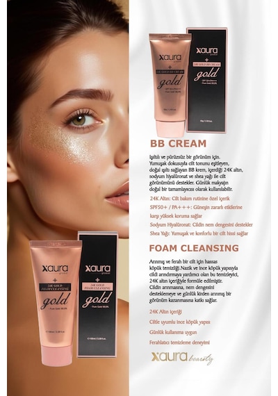 Xaura Global 24k Gold Bb Spf50+ Cream 50 G Diğer