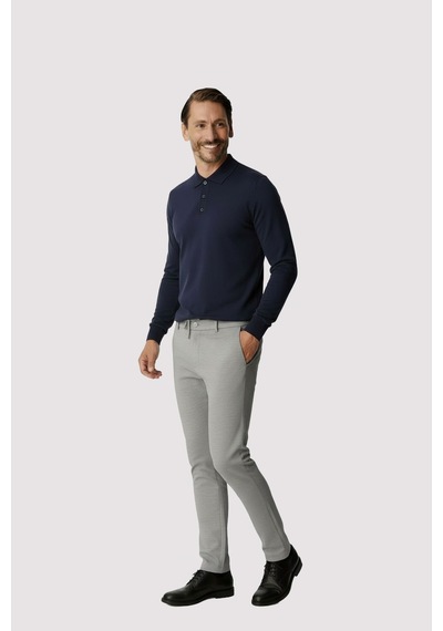 İgs Gri Beli Lastikli İpli Erkek Pantolon Konfor Kalıp-25958