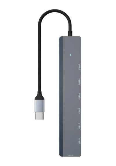 Büro Ev Ofis Cihazları İçin 7port Typec Usb Çoklayıcı Hub