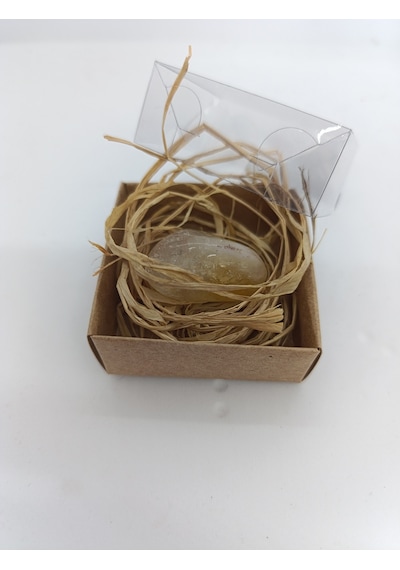 Sitrin Taşı Biblo/ Ham Doğaltaş Biblo 30-35 Gr