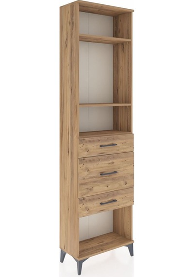 Arges Dolap 3 Raflı 3 Çekmeceli 60x30x221 Çam-çam Atlas Çam Arges Dolap 3 Raflı 3 Çekmeceli 60x30x221 Çam-çam Atlas Çam