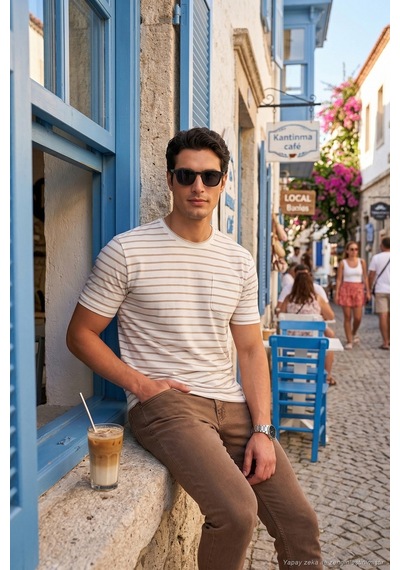 Buratti Erkek T Shirt 5904057 Vizon