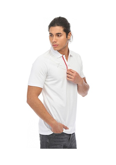Kappa Raru Erkek Polo Pike T-Shirt Spero Beyaz