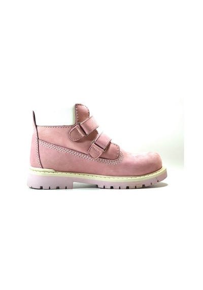 Onlo Ayakkabı Chs.230 Hakiki Deri Pembe Ortopedik Kız Çocuk Bot Pembe
