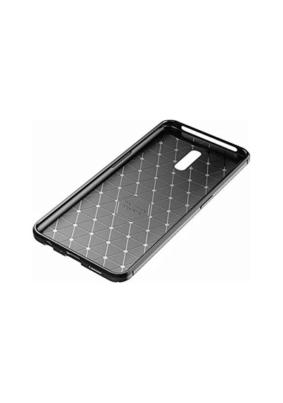 Oppo Reno Karbon Desenli Negro Silikon Kılıf