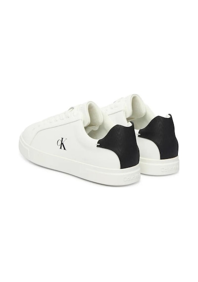 Calvin Klein Ck Kadın Low Pro Cup Bağcıklı Deri Beyaz Sneaker-12209 Beyaz