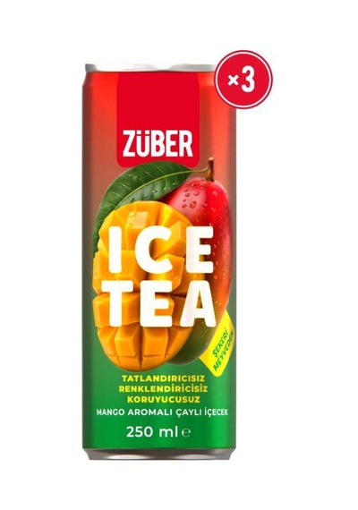Ice Tea Mango Soğuk Çay 250ml X 3 Adet