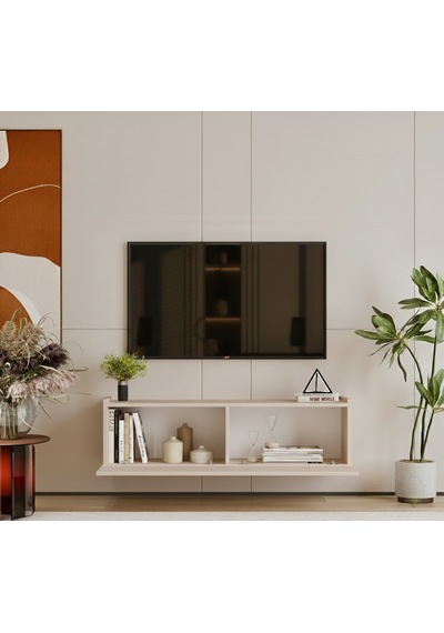 Hitit Tv Ünitesi 140 Cm 100% Mdf Bej