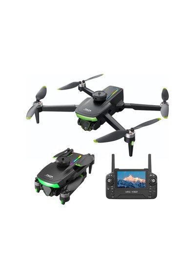 Fırçasız Motorlu Katlanabilir Kamera Drone 480p Çift Kamera, Wifi Fpv, 360 Engel Algılama, 2 Batarya Beyaz
