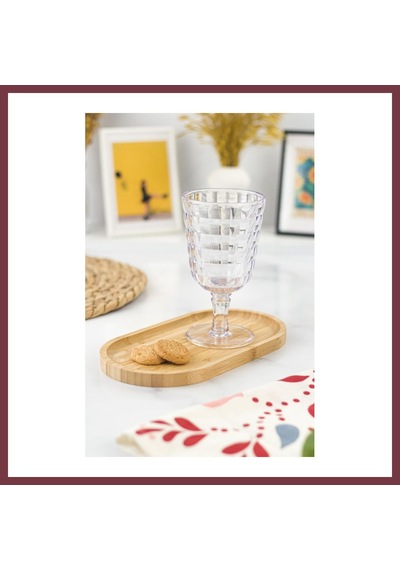 Storeşahin Allegra Şeffaf Kadeh Bardak - 450 Ml Tekli Akrilik Malzeme - Cam Değildir Kırılmaya Dayanıklı Shn0720