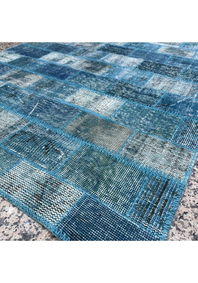 Hoom Rugs Kırkyama 178 Capri Breeze El Dokuma Kilim Mavi