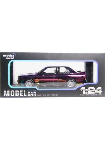 Hobbiez World Bmw M3 Mor 1/24 Model Araba