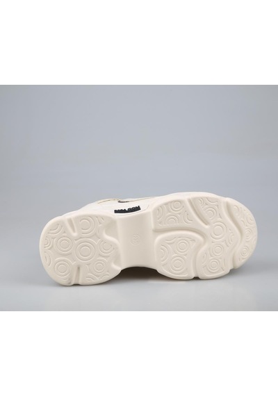 Guja 24k302 Dolgu Topuk Bej Kadın Sneakers Bej