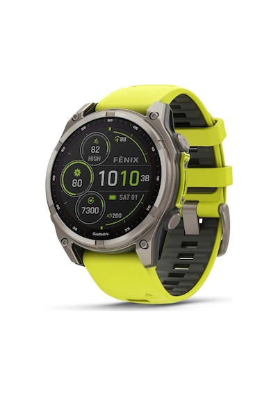 Garmin Fenix 8 - 47 MM Solar Sapphire DLC Titanyum Akıllı Saat (Distribütör Garantili)