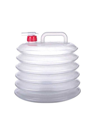 Musluk Kapaklı Akordiyon Portatif 10 Litre Bidon Container Kova - 618823444