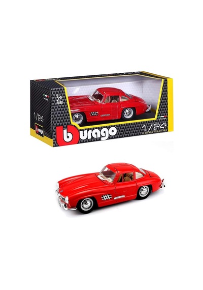 22023 Burago 1:24 Mersedes Benz 300sl 1954 Model Araba