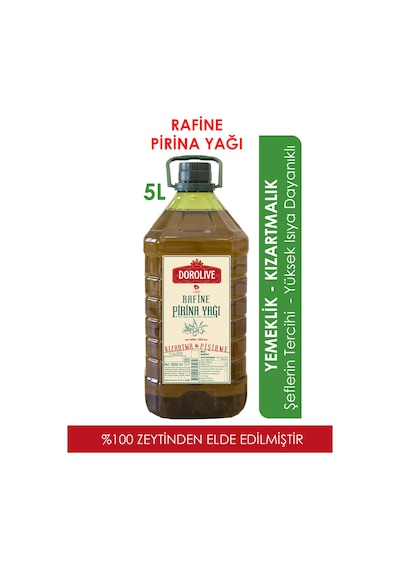 Rafine Edilmiş Pirina Zeytinyağı Yemeklik & Kızartmalık 5 Litre