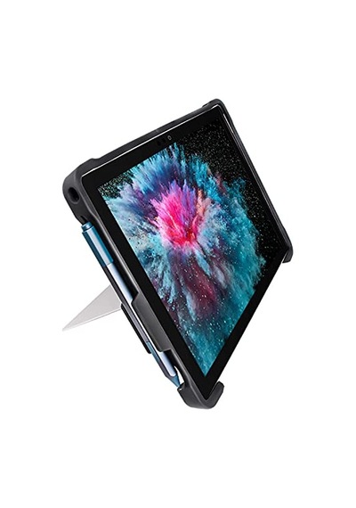 Kılıf Microsoft Surface Pro İle Uyumlu Pro 4-5-6 Için Koruma Kapak Kılıf Siyah Arka Kapak