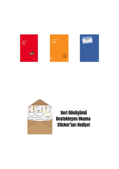 Kalbim Unut Bu Şiiri Ciltli + Bakışın Senin + Görsen + Okuma Sticker'ları