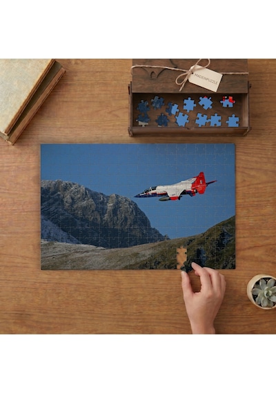Dağların Arasında Savaş Gemisi Tasarımı 240 Parça Ahşap Puzzle Ahşap Kutuda Mpy20389