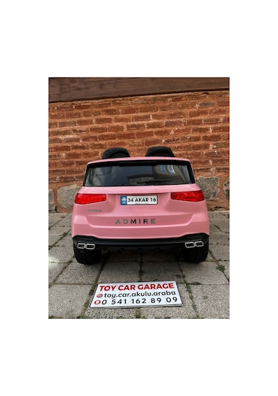 Audi Akülü Araba 0-6 Yaş Pembe Pembe