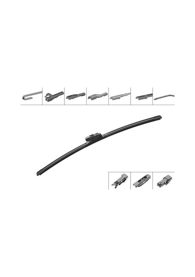 Silecek - 283 - Süpürgesi Aeroeco Muz Tipi 550mm Unıversal 4 - Spt-gld - Aparatlı Ae550