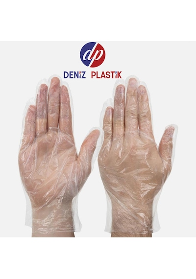 Deniz Plastik Tek Kullanımlık Plastik Poşet 100 Adet