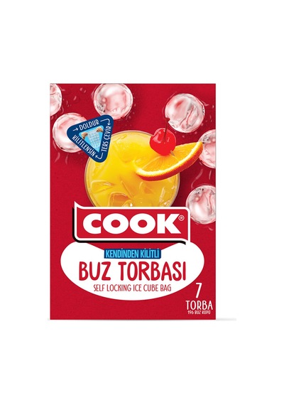 2 Adet Cook Buz Torbası Kendinden Kilitli
