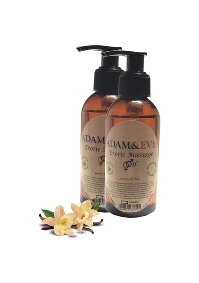 Adam & Eve Vanılla Massage Oil 2 Adet Vanilya Aromalı Vücut Masaj Yağı
