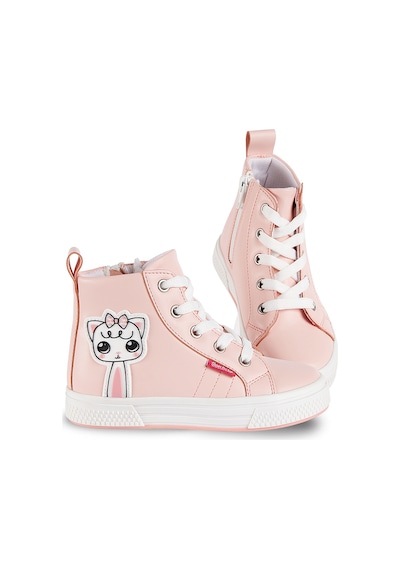 Kedicik Pembe Kız Çocuk Sneakers Spor Ayakkabı