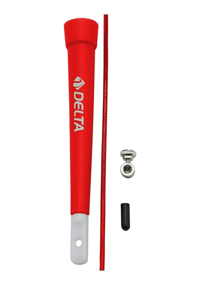 Crossfit Uzunluğu Ayarlanabilir Deluxe Kırmızı Atlama İpi