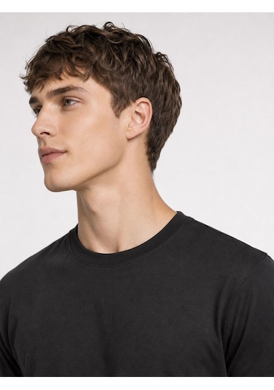 Loft Regular Fit Erkek Tshirt K.kol Lf2040581 Q1.v1 Siyah