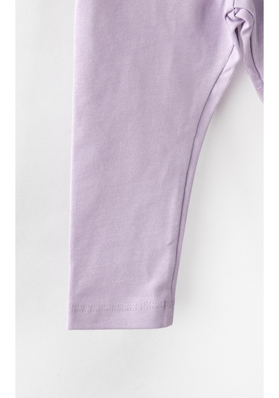 Miababy Basic Kız Çocuk Tayt %100 Pamuk 6 Ay 5 Yaş Mor