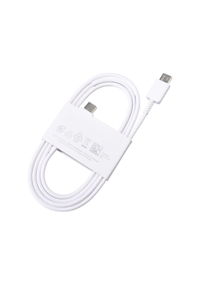 Samsung Uyumlu Ep-dn980 Usb-c To Usb-c 3a 25w Hızlı Şarj Ve Data Kablosu 1 Metre Beyaz