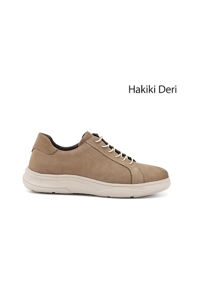 Diğer Erkek Kum Nubuk Bağcıklı Hakiki Deri Sneaker Ddma85142873