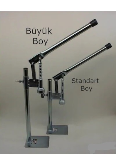 Büyük Boy Gazoz Soda Kapağı Kapatma Makinesi Kapak Yok Gümüş
