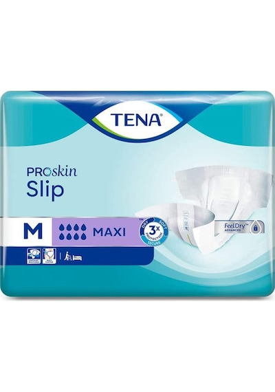 Tena Premium Maxi Proskin Slip 8 Damla Hasta Bezi Orta Boy M 24'Lü