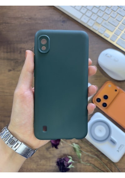 Samsung Galaxy A10 Uyumlu Kamera Korumalı Darbeye Dayanıklı Renk Atmayan Fab Silikon Kılıf Haki