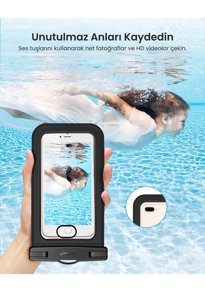 Ugreen Su Geçirmez Telefon Kılıfı Şeffaf, 60959 Şeffaf