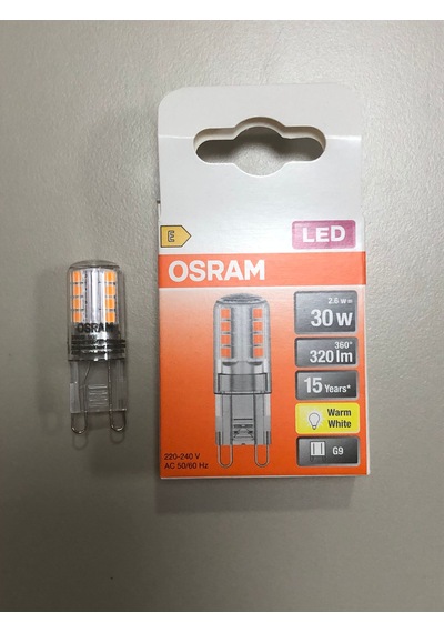 3 Adet Osram G9 Led 2.6w 30w 320 Lümen 2700 Kelvin Sarı 1