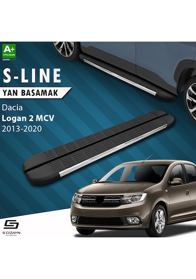 S-dizayn Dacia Logan 2 Mcv S-line Krom Yan Basamak 183 Cm 2013-20