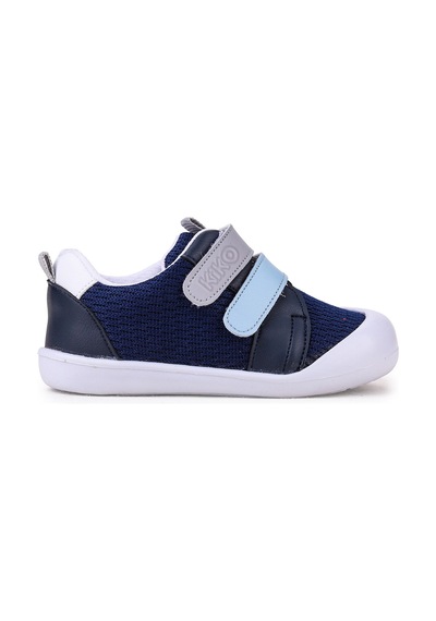 Kiko Kids Textile Cırtlı Erkek Bebek Spor Ayakkabı Lacivert