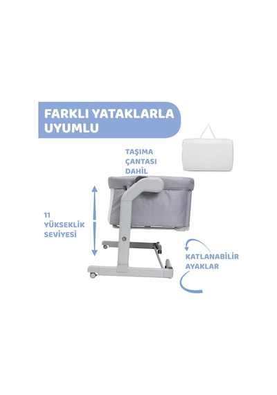 Chicco Next2Me Magic Evo Anne Yanı Beşik IB62541