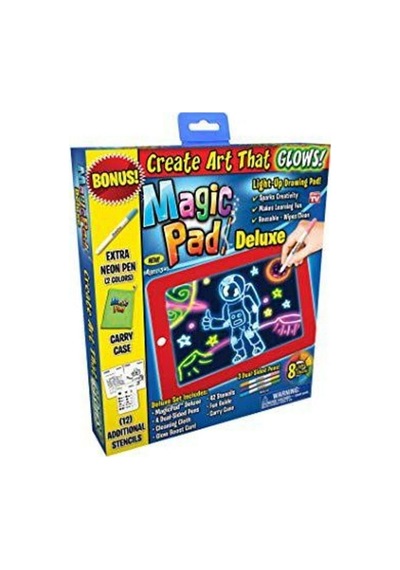 Magic Pad Çocuk Eğitici Sihirli Işıklı Kalemli Öğretici Pili Pad 0-99