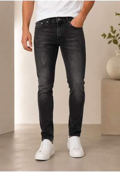 Classics Men Lion Life Erkek Slim Fit Jean Pantolon - 7693 Füme