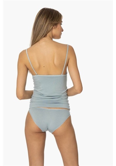 Pierre Cardin 356 Kadın İp Askılı Atlet Külot Takım-mist Mist