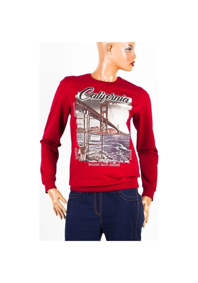 Kaliforniya Unisex Pamuklu Slim Fit Sweatshirt Medium