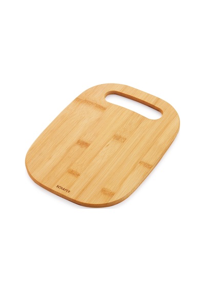 Schafer Woodart 2 Li Oval Tutacaklı Kesme Tahtası Sarı